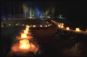 「灯・万里の長城」写真