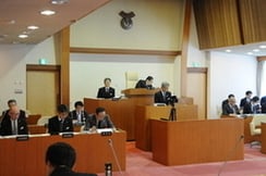 議場の写真